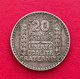 Belle Monnaie Argent De 20 Francs Turin 1937 - 20 Francs (oro)