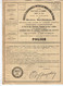 VP21.629 - 1904 - Police D'Assurance Mutuelle Mobilière à LE MANS Pour Mr GODARD Epicier à SAINT GERMAIN DE LA COUDRE - Banque & Assurance