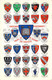 ECOLES - OXFORD UNIVERSITY - Arms Of The Colleges Of Oxford - Carte Postale Ancienne - Escuelas