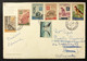 SAN MARINO 1960 Cartolina Maximum Con Affrancatura Multipla Cod.bu.659 - Lettres & Documents