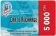 Benin - Libercom - Carte Recharge (Red), Reverse Vertical, Exp.31.12.2002, GSM Refill 5.000CFA, Used - Bénin