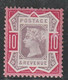 Grande Bretagne - N°102 * (1887-1900) 10d Rouge Carminé Et Violet Brun - Unused Stamps