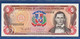 DOMINICAN REPUBLIC - P.147 – 5 Pesos Oro 1995 UNC, Serie F 000035 V, Low Serial Number - Dominicaine