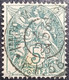 N°111c. Type Blanc 5c. Vert-bleu. Cachet De 1903 Des Imprimés De Paris P.P.56 - 1900-29 Blanc