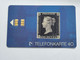 GERMANY-(DE-E-1/91)-Briefmarken1Schwarze Queen Viktoria-(1)-(40units)-(8/91)-(tirage-30.000)used Card+1card Prepiad Free - Briefmarken & Münzen