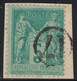 SAGE - JOUR DE L'AN - CHIFFRE 17 - DANS UN CERCLE. - 1898-1900 Sage (Type III)