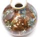 Delcampe - *JOLI VASE BOULE PORCELAINE DE LIMOGES VINTAGE Signé M T COLLECTION VITRINE   E - Limoges (FRA)