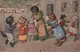 Fantaisie - CHATS - Animaux Habillés - Chats En Cours De Recreation - Carte Postale Ancienne - - Dressed Animals