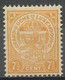 Luxembourg - Luxemburg 1907-19 Y&T N°94 - Michel N°89 * - 7,5c écusson - 1907-24 Abzeichen
