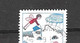 VARIETES FRANCE 1981 N° 2125b  OBLITERE 24.6.1981 COLMAR LAMPE U.V. / B BRAS NOIR ET VAGUE NOIR / SCANNE 4 PAS A VENDRE - Used Stamps