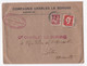 Enveloppe 1947 Marseille . Pour La Compagnie Charles Le Borgne Sète Hérault. - Lettres & Documents