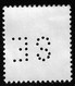 PERFIN BELGIO-1957 Valore Usato Da 2,50 F., Effigie Di Re Baldovino Con Occhiali-perforato PERFIN-in Ottime Condizioni. - 1951-..