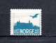 Norwegen 1927 Flugpostmarke 136 I (Type I) Burg Akershus Postfrisch - Unused Stamps