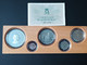 COLECCION DE 5 MONEDAS DE PLATA SERIE I - AÑO 1989 MATE - 500 AÑOS DEL DESCUBRIMIENTO DE AMERICA (COIN) SILVER-ARGENT - Sets Sin Usar &  Sets De Prueba