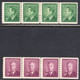 Canada 1949 Coils, Mint No Hinge/ Mounted(middle 2 Stamps), Sc# 295-296, SG - Coil Stamps