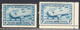 Canada 1942 Airmail, Mint Mounted, Sc# C7-C8, SG - Luchtpost