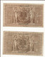 Allemagne - Lot 8 Billets 1000 Mark  . Année 1910. - 1.000 Mark