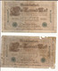 Delcampe - Allemagne - Lot 8 Billets 1000 Mark  . Année 1910. - 1.000 Mark