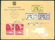 CLI 127 - STORIA POSTALE - GOVERNATORATO CITTA' DEL VATICANO RACCOMANDATA 1958 SEDE VACANTE - Covers & Documents