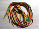 PAIRE DE LACETS VERT JAUNE ROUGE - RASTA REGGAE Longueur 120 Cm - Sonstige & Ohne Zuordnung