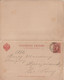 1892 - RUSSIE - CP ENTIER POSTAL Avec REPONSE PAYEE Mi.P15 - VOIR OBLITERATION  !! - Ganzsachen