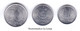 Alemania Germany Dem. Rep. DDR Set 3 Monedas 1 5 10 Pfennig 1960-1990 A Km 8 9 10 Sc Unc - Autres & Non Classés