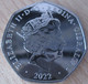 GIBRALTAR 2022 Christmas 50 Pence UNC #bgrey - Gibraltar