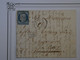 BN17 FRANCE BELLE LETTRE RR 1852 BASTIA CORSE A SETE  +CERES N°4 +AFFRANC.INTERESSANT + + - 1849-1850 Cérès