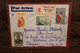 1946 Madagascar France Fontaine Les Dijon Cover Recommandé Registered Reco - Lettres & Documents