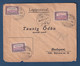⭐ Hongrie - Poste Aérienne - YT N° 3 à 5 - Szombathely Sur Lettre Pour Budapest - 12 Février 1921 ⭐ - Cartas & Documentos