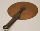 Delcampe - *ANCIEN COUVERCLE DE CASSEROLE XIXe CUIVRE POIGNEE Fer DECO CUISINE  E - Coppers