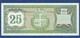 ARUBA - P. 3 – 25 FLORIN 1986 UNC Serie N. 0404632278 - Aruba (1986-...)