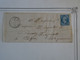 BN18 FRANCE BELLE LETTRE R 1865  CHATENAY A AGEN +N° 22 LOS. +AFFRANCH.INTERESSANT++ - 1862 Napoléon III.