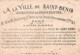 Paris - Chromo Publicitaire Ancien A LA VILLE DE SAINT DENIS - Polichinelle Vole Une Poule - Gendarmes - Pub - Andere Monumenten, Gebouwen