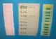 EIRE IRELAND ATM STAMPS / VENDING MACHINE TRIAL 1990 / TEN STAMPS EACH TYPE / Automatenmarken Distributeur - Vignettes D'affranchissement (Frama)