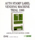 EIRE IRELAND ATM STAMPS / VENDING MACHINE TRIAL 1990 / TEN STAMPS EACH TYPE / Automatenmarken Distributeur - Frankeervignetten (Frama)