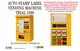 EIRE IRELAND ATM STAMPS / VENDING MACHINE TRIAL 1990 / TEN STAMPS EACH TYPE / Automatenmarken Distributeur - Frankeervignetten (Frama)