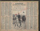 GRAND CALENDRIER MILITARIA GRANDE GUERRE 1915 ILLUSTRÉE LE GÉNÉRAL ET SON PORTE FANION JE PENSE UN DRAGON ?? : - Grand Format : 1901-20