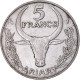 Monnaie, Madagascar, 5 Francs, Ariary, 1980 - Madagascar