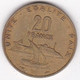 Djibouti 20 Francs 1982 Bronze Aluminium, KM# 24 - Gibuti