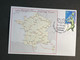 (3 Oø 8) 2024 Olympic Flame With Depart From Marseille (map Of Proposed Route) (Tennis Olympic 2000 Stamp) 3-2-2023 - Zomer 2024: Parijs