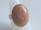 Bague Pierre, Bague Artisanale, Agate Colorée, Anneau Réglable Argenté, Bague Agate Beige, Cadeau Femme St Valentin, Ach - Ringe