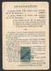 Portugal Timbre Fiscal Fixe 40$ Licence De Briquet + Assistência 1958 Stamped Revenue Lighter License - Briefe U. Dokumente