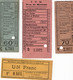 Ligne Tramway Pontarlier-Mouthe - Tickets De Transport - Other & Unclassified