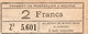 Delcampe - Ligne Tramway Pontarlier-Mouthe - Tickets De Transport - Autres & Non Classés