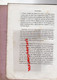 87- LIMOGES- MANDEMENT EVEQUE BERNARD BUISSAS-A. THEZARD CHANOINE-1844PEUPLE JUIF-JESUS-RAMEAUX CAREME ABSTINENCE - Historische Dokumente