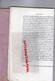 87- LIMOGES- MANDEMENT EVEQUE BERNARD BUISSAS-A. THEZARD CHANOINE-1844PEUPLE JUIF-JESUS-RAMEAUX CAREME ABSTINENCE - Historische Dokumente