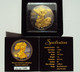 USA 2015 - 1 Tr Oz Silver Dollar ‘Liberty’ - Black Ruthenium & 24 CT Gold Plated - COA - Sammlungen