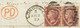 GB 1873 QV 1½ D LE Pl. (1) Pair "ED-EE" Multiple Postage On Superb SAMPLE-cover, Handwritten "Sample Of Silk Of No Value - Covers & Documents