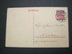 DANZIG , 1921 , Ganzsache Aus DANZIG , Rs. Viel Text - Postal  Stationery